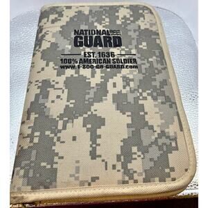 National Guard Digital Camouflage Camo Binder Portfolio Organizer Notepad FP20